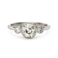 1.20ct Diamond Three Stone Engagement Ring in platinum