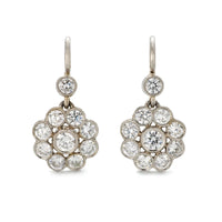 Vintage 1.10ct Diamond Drop Earrings